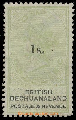 133157 - 1887 Mi.15, Queen Victoria 1Sh, unissued revenue Great Brita