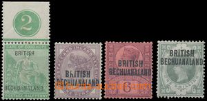 133160 - 1891-97 Mi.40, 43, 44 a 45, sestava 3ks zn. Velké Británie