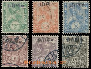 133167 - 1902 Mi.1-3 III. and 5-7 III., Postage stmp the first issue 