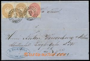 133174 - 1865 folded cholera infected letter addressed to to Vienna, 