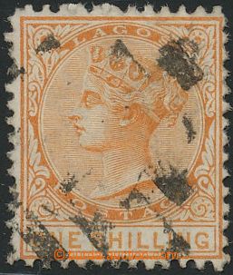 133182 - 1974 Mi.6IIA, Queen Victoria 1Sh orange, the first issue., l