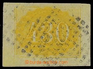 133210 - 1854 Mi.22, Číslice 430R žlutá tzv. Coloridos, luxusní 