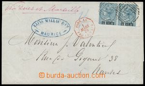 133218 - 1878 SG.88, Queen Victoria with overprint 25C/ 6C, marginal 