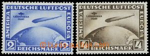 133345 - 1930 Mi.438-439, Zeppelin Südamerikafahrt, value 2M hinged,