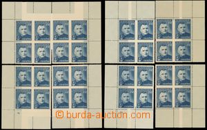 133362 - 1939 Alb.45, Tiso 2,50+2,50Ks blue, comp. of 2 miniatures, w