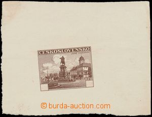 133368 - 1936 ZT Pof.311, 4Kč Poděbrady, nehotová rytina bez hodno