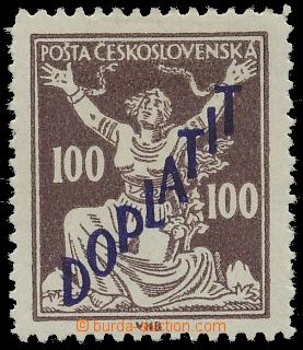 133519 - 1927 Pof.DL53B, Výpotřební vydání - OR 100h hnědá, Ř