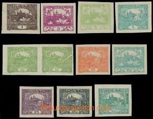 133540 -  Pof.1-4, 6-8, 11, 21, 23, comp. 11 pcs of stamps, i.a. 10h 