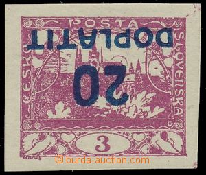 133558 - 1922 Pof.DL16, Výpotřební vydání - Hradčany 20/3h fial