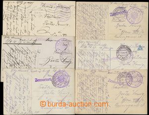133573 - 1915 S.M. BOOT 27, comp. 6 pcs of Ppc with cancel. S.M. Boot