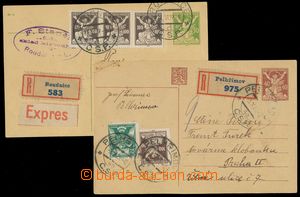 133614 - 1921-22 CDV23, Osvobozená republika 40h, zaslaná jako R ve