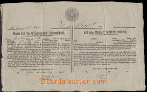 133942 - 1821 MILITARIA / RECRUIT'S PASSPORT from community DAČICE (