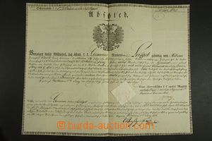 133943 - 1836 MILITARIA / LETTER OF DISCHARGE in the name of Andreas 