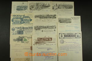 133961 - 1901-17 AUSTRIA-HUNGARY  comp. 11 pcs of invoices with decor