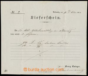 133981 - 1860 AUSTRIA-HUNGARY / NESLOVICE (Neßlowitz) - preprinted d