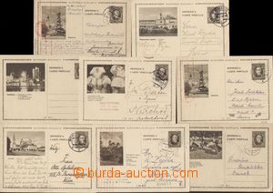 134186 - 1939 CDV4/3, 11 2x, 15, 18a, 26, 32, 36, Promotional postcar