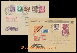 134199 - 1948-49 FRENCH ZONE / WUERTTEMBERG  comp. 2 pcs of commercia