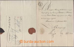 134207 - 1854 GERMANY (MECKLENBURG-SCHWERIN)  folded letter with impr