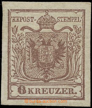 134216 -  Mi.4X Ia, 6 Kreuzer red-brown, type Ia, hand-made paper, go