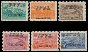 134232 - 1946 Mi.396-401, Ústavodárné National Assembly, stamps Mi