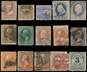 134282 - 1867-82 selection of 16 pcs of classical stamp., it contains