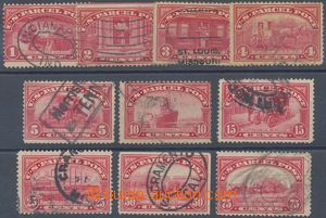 134285 - 1912 BALÍKOVÉ ZNÁMKY  Mi.1-12, Balíkové známky, neúpl