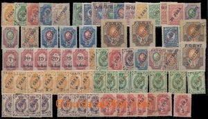 134315 - 1900-04 LEVANT  selection of 67 pcs of stamps, part with ove