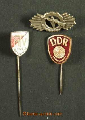 134416 - 1920-70 BADGES / GERMANY  comp. 3 pcs of badges - sport