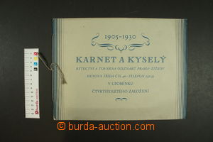 134459 - 1930 BADGES  KARNET and KYSELÝ, rytectví and factory badge