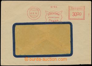 134627 - 1953 letter franked commercial meter stmp in value 30Kčs  i
