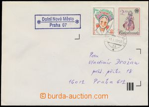 134633 - 1993 postal-agency DOLNÍ NOVÉ MĚSTO (PRAGUE 07), letter f