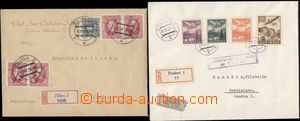 134635 - 1939-43 Reg letter with mixed franking Czechosl. and Slovak 