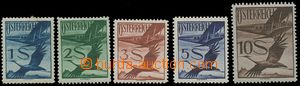 134729 - 1935 Mi.483-487, Airmail, highest value 1S-10S, c.v.. 260€