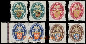 134751 - 1926 Mi.398-401, Pomoc v nouzi - Znaky měst, 2x série, hod