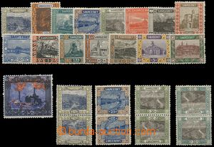 134766 - 1921 Mi.53-69, Landscape, set 16 pcs of stamps, also with 4x