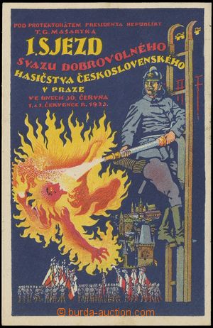 134836 - 1923 I. sjezd hasičstva v Praze, 30.VI.-2.VII.1923; prošl