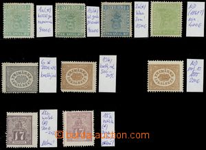 134920 - 1855-66 comp. 9 pcs of classical stamp,  Mi.1a, 1b, 2a, 6, 1