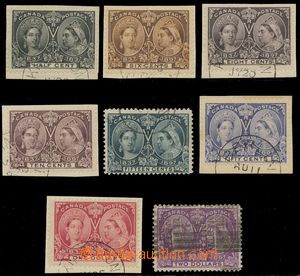 134939 - 1897 Mi.38, 43-46 and 48-50, 60. Reign Anniv of queen Victor