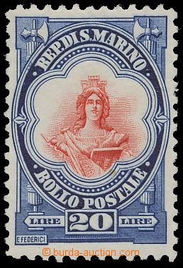 134995 - 1929 Mi.162, Národní symboly, koncová hodnota 20L, hledan