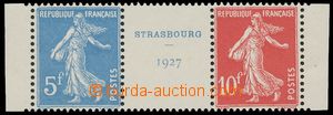 134996 - 1927 Mi.218-219, Philatelic Exhibition Strasbourg, stamps fr