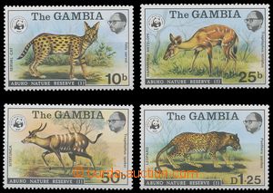 135065 - 1976 Mi.332-335, Fauna WWF, complete set 4 pieces, very fine