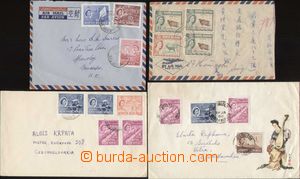 135095 - 1957-61 comp. 4 pcs of letters, 2x by air mail, various fran