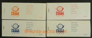 135147 - 1978 comp. 4 pcs of stamp booklets PRAGA 1978 with plate var