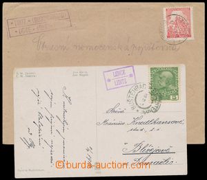 135262 - 1916-42 postal-agency LIDICE / LIDITZ, c.v.. Geb.691/1 + 4, 