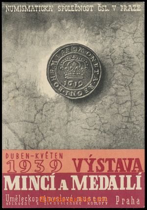 135265 - 1939 NUMIZMATIKA  propagační pohlednice vydaná u příle