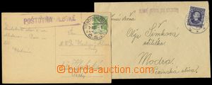 135276 - 1922/42 poštovna HLBOKÉ, kat Geb.2096/4, 7, sestava 2ks ce