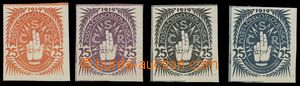 135291 - 1919 BENDA J., nepřijatý návrh známky 25h Sirotám od pr