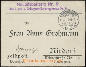 135344 - 1916 Haubitzbaterie No. 2/ des K.u.K.. Gebirgsartilleriereg.