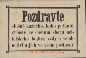 135379 - 1900 HOLUBOVY TABULKY  poster with ukázkou tables to výzdo