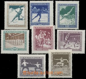 135401 - 1925 Mi.403-410, Sport, complete set, catalogue value for MN